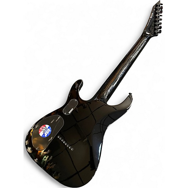 Used ESP LTD SC608B Stephen Carpenter Signature Baritone Black Solid Body Electric Guitar