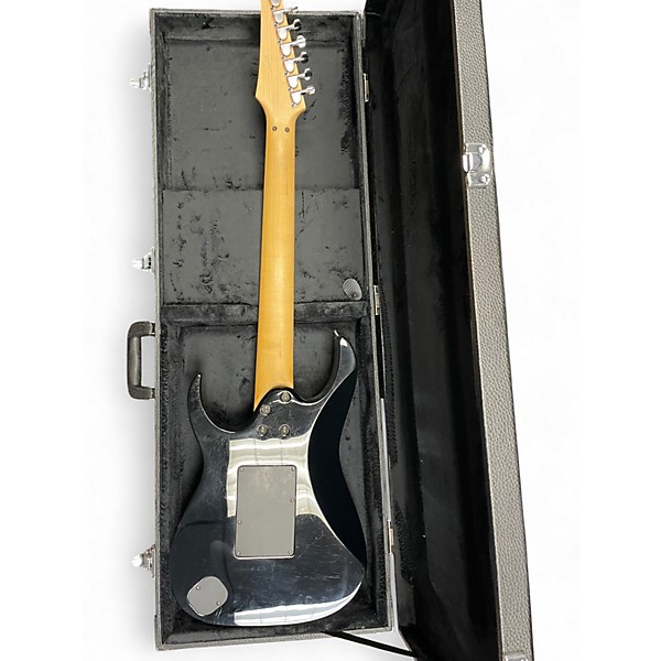 Vintage 1997 Ibanez UV777-BK Black Solid Body Electric Guitar