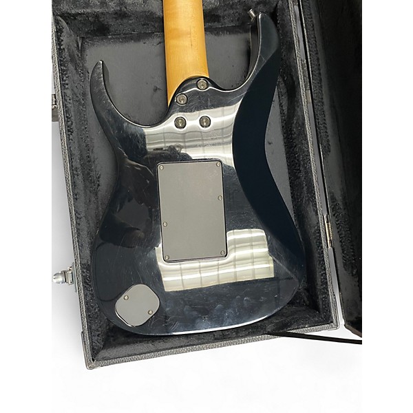 Vintage 1997 Ibanez UV777-BK Black Solid Body Electric Guitar