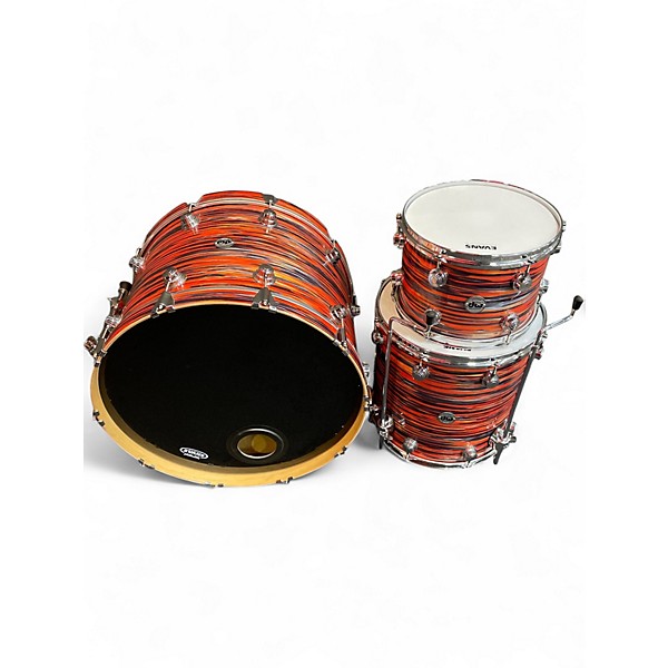 Used DW 3 Piece COLLECTORS  TIGER OYSTER Drum Kit
