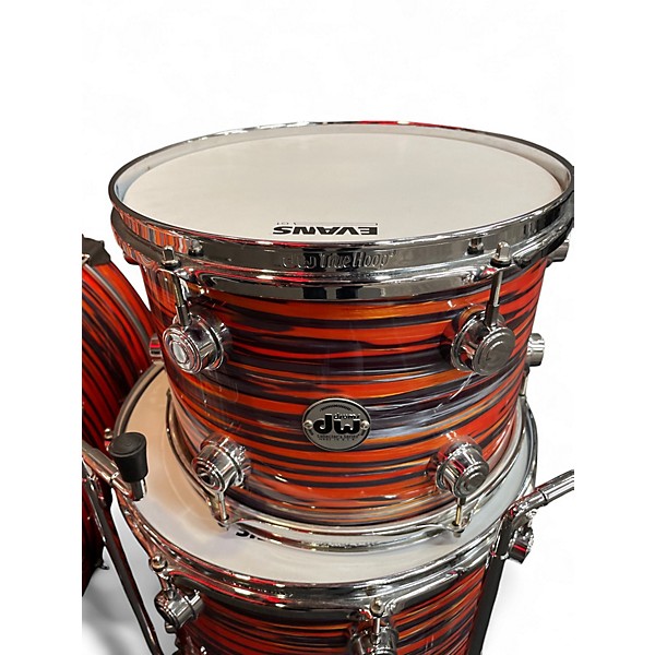 Used DW 3 Piece COLLECTORS  TIGER OYSTER Drum Kit
