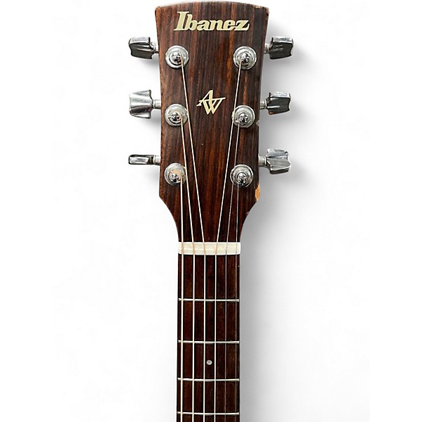 Used Ibanez aw-18 Natural Acoustic Guitar