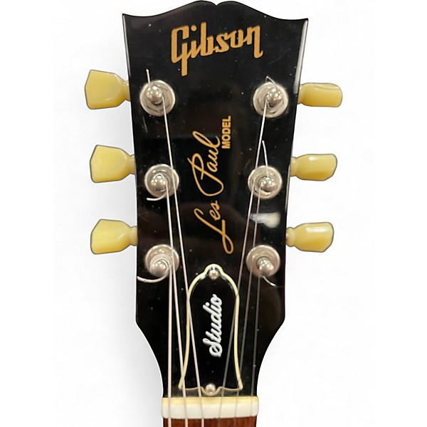 Used 2012 Gibson Les Paul Studio 2 Tone Sunburst Solid Body Electric Guitar