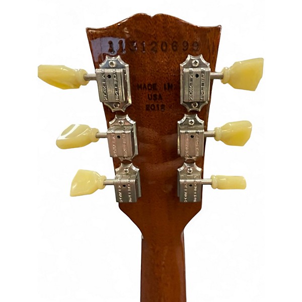 Used 2012 Gibson Les Paul Studio 2 Tone Sunburst Solid Body Electric Guitar