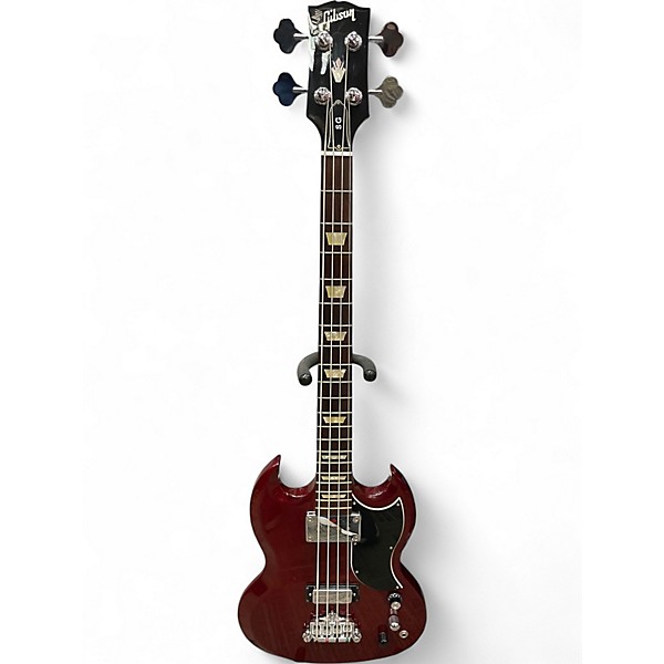 Used Gibson SG Bass Red Electric Bass Guitar