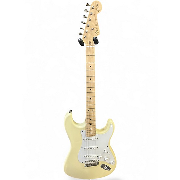 Used 2022 Fender Artist Series Eric Clapton Stratocaster Olympic White Solid Body Electric Guitar
