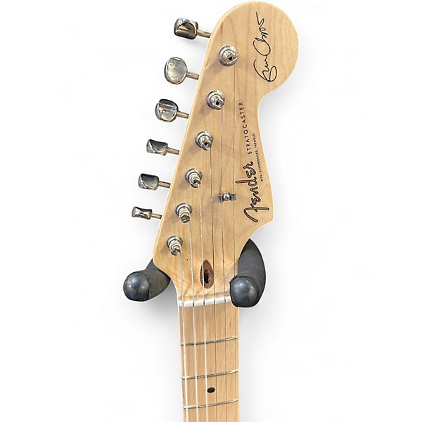 Used 2022 Fender Artist Series Eric Clapton Stratocaster Olympic White Solid Body Electric Guitar