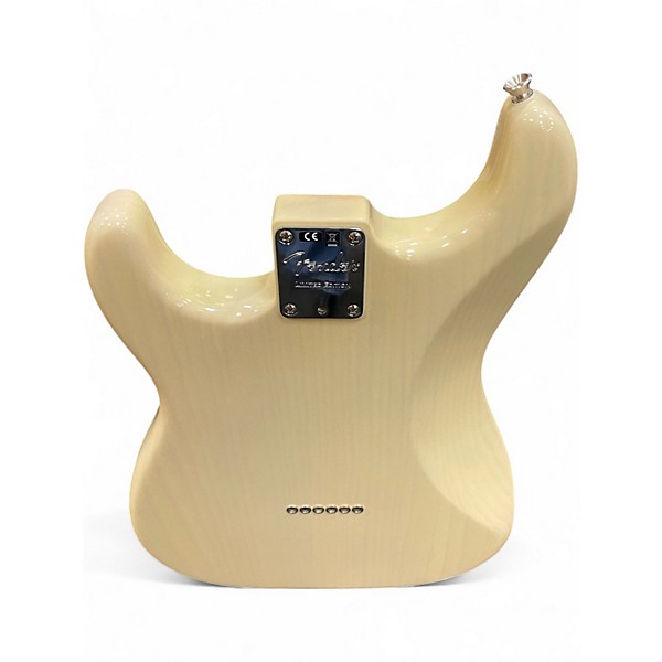 Used 2018 Fender Limited Edition Parallel Universe Series Whiteguard Strat Vintage Blonde Solid Body Electric Guitar