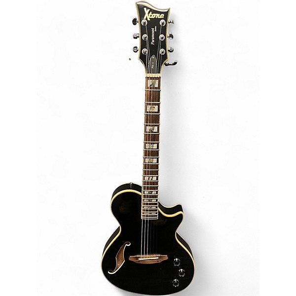 Used ESP Xtone PS-1 Paramount Black Hollow Body Electric Guitar