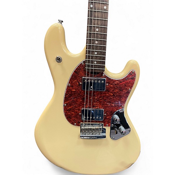 Used Sterling by Music Man Sting Ray SR50 Olympic White Solid Body Electric Guitar