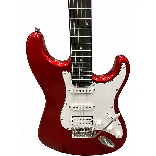 Used Donner STANDARD SERIES CHERRY RED Solid Body Electric Guitar