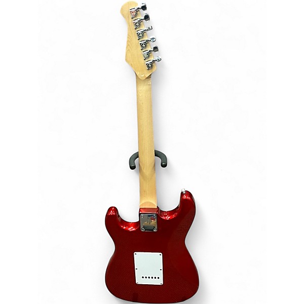 Used Donner STANDARD SERIES CHERRY RED Solid Body Electric Guitar