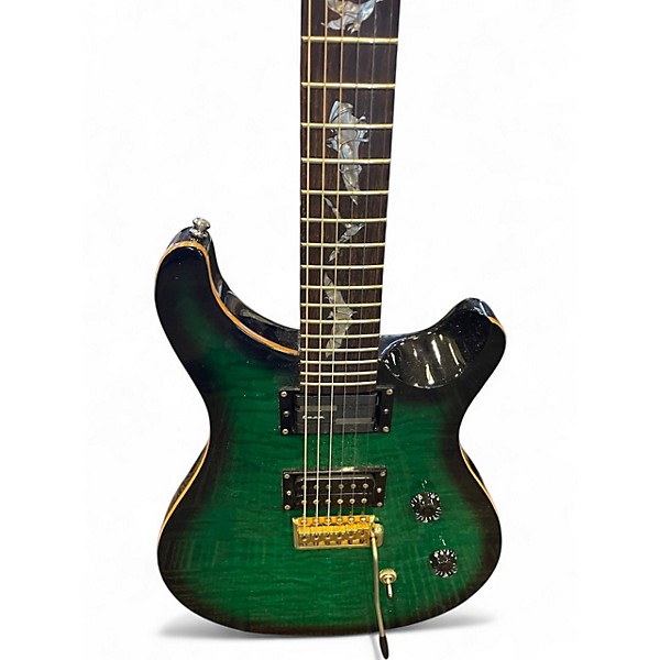 Used PRS Paul Allender Signature SE Emerald Green Burst Solid Body Electric Guitar