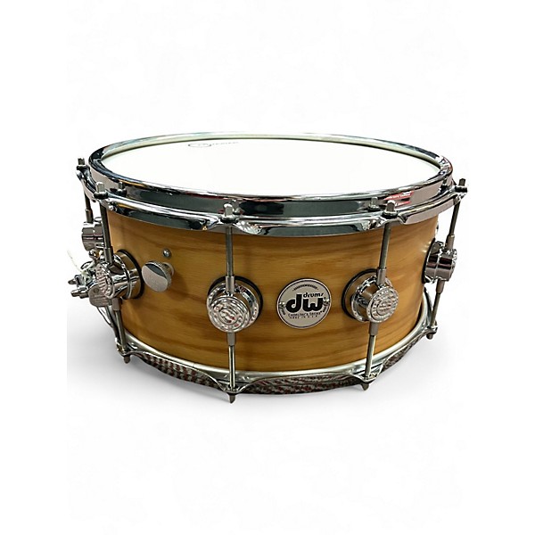 Used DW 6.5X14 Collector's Series Snare Natural Drum