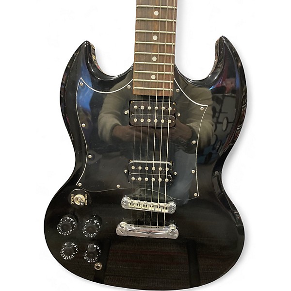 Used Epiphone SG Standard Left Handed Black Electric Guitar