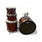Used Yamaha 4 Piece Rydeen 4 piece kit burgundy glitter Drum Kit thumbnail