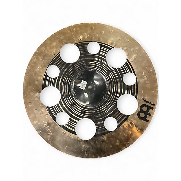 Used MEINL 18in dual trash crash Cymbal