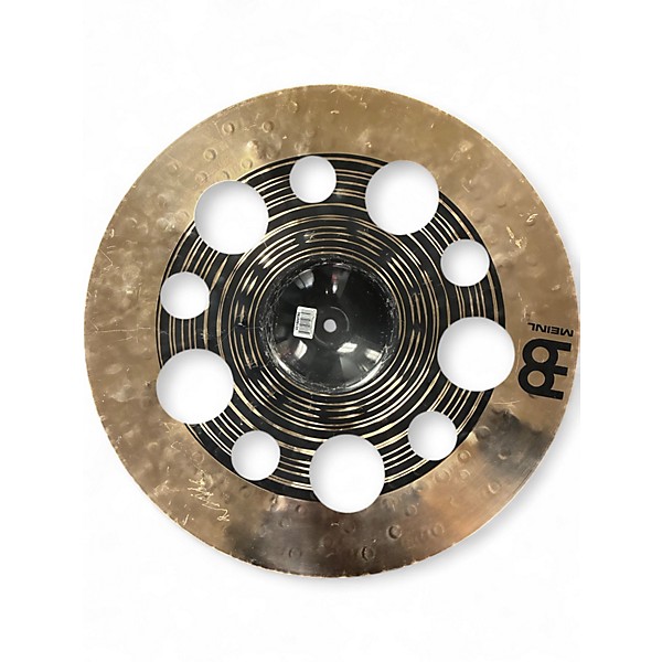 Used MEINL 18in dual trash crash Cymbal