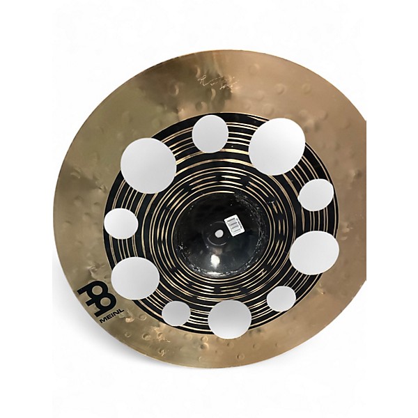 Used MEINL 18in dual trash crash Cymbal