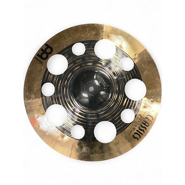 Used MEINL 18in dual trash crash Cymbal
