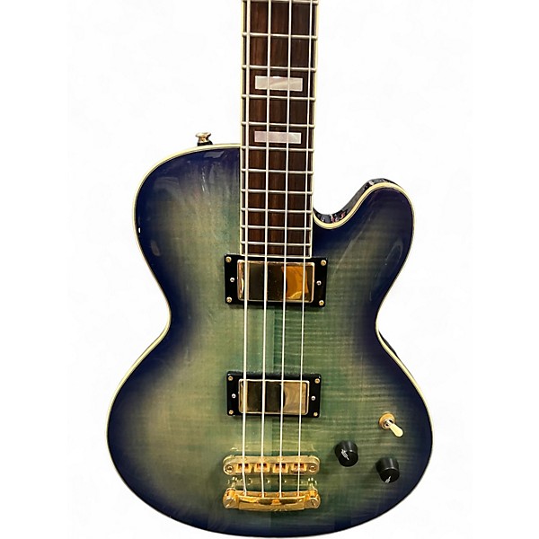 Used D'Angelico EX-XD Teal Burst Electric Bass Guitar