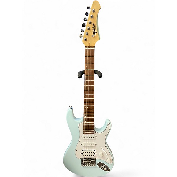 Used Mitchell TD100 Short Scale Blue Solid Body Electric Guitar