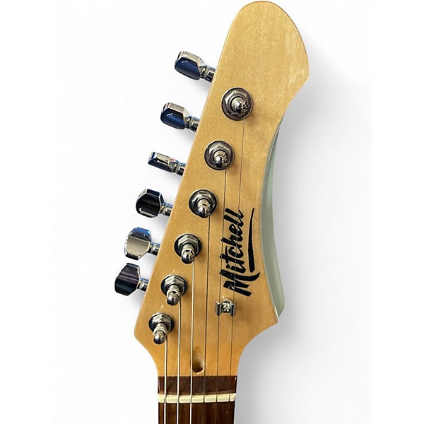 Used Mitchell TD100 Short Scale Blue Solid Body Electric Guitar