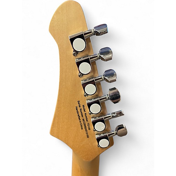 Used Mitchell TD100 Short Scale Blue Solid Body Electric Guitar