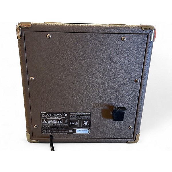 Used Fender Acoustasonic 15 Acoustic Guitar Combo Amp