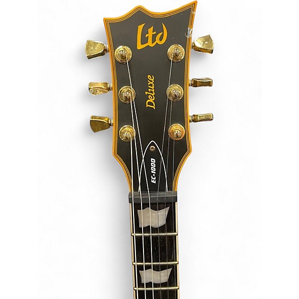 Used ESP LTD EC1000 Deluxe Black Solid Body Electric Guitar