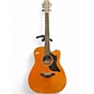 Used Yamaha A1M Natural Acoustic Electric Guitar thumbnail