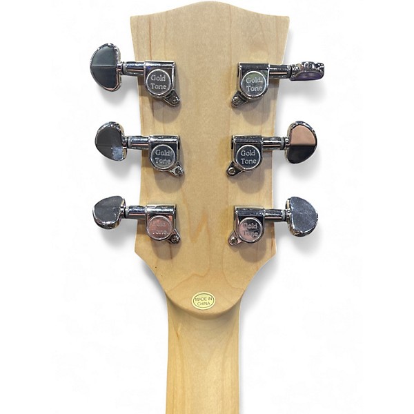 Used Gold Tone I-AC-6+ Banjitar Black Resonator Guitar