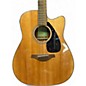 Used Yamaha FGX800C Natural Acoustic Electric Guitar