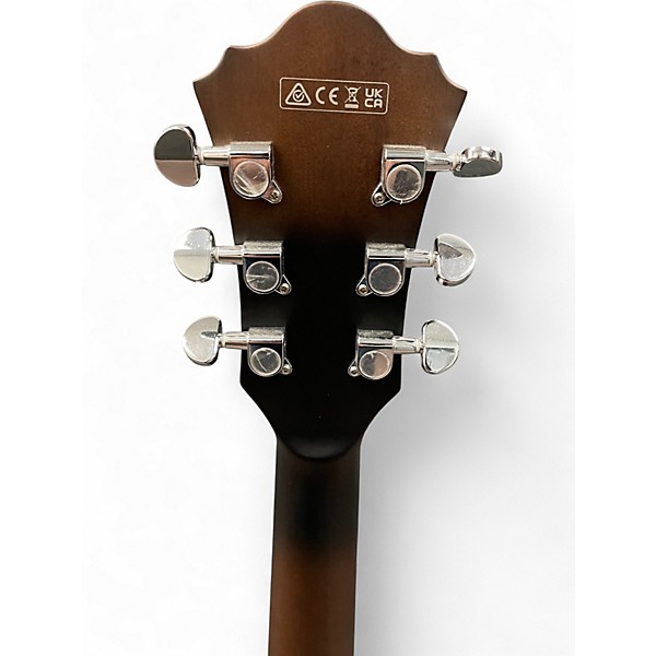 Used Ibanez AS53 FLAT TRANSPARENT BLACK Hollow Body Electric Guitar