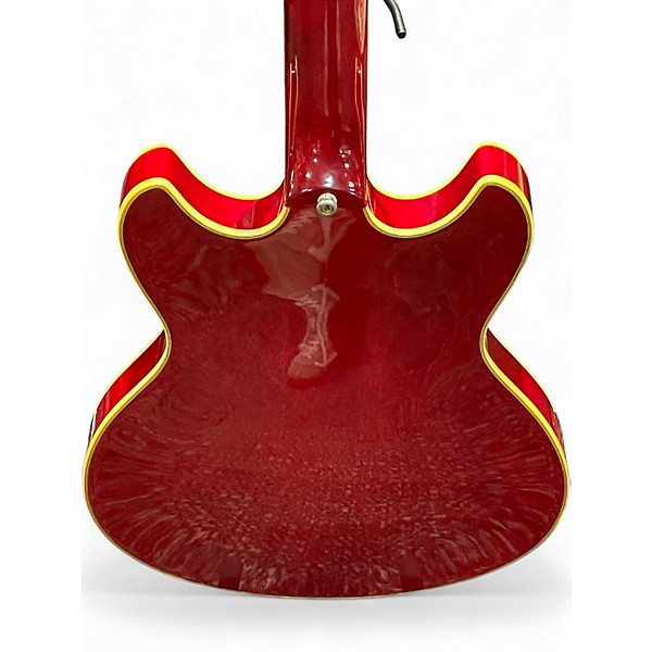 Used Ibanez AS120 Wine Red Hollow Body Electric Guitar