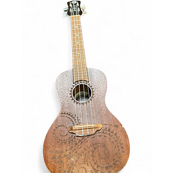 Used Luna Concert Tattoo Mahogany Ukulele