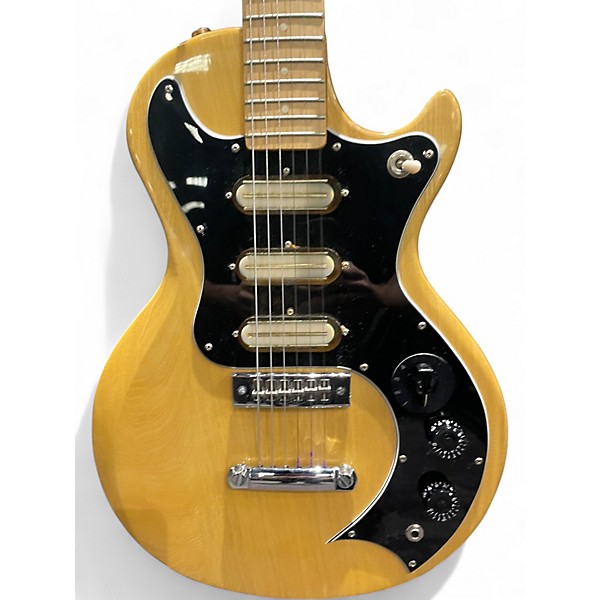 Used Maya 1970s Style Solid Body Antique Natural Solid Body Electric Guitar