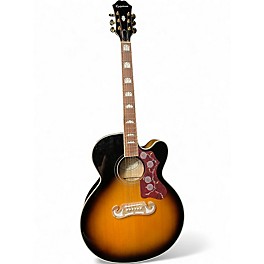 Used Epiphone J-200EC Studio Vintage Sunburst Acoustic Guitar
