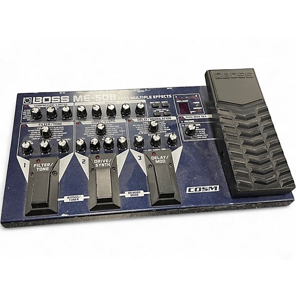 Used BOSS ME50B Bass Multi Bass Effect Pedal