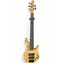 Used 2021 Michael Kelly CUSTOM ELEMENT 5 BURLES Natural Electric Bass Guitar