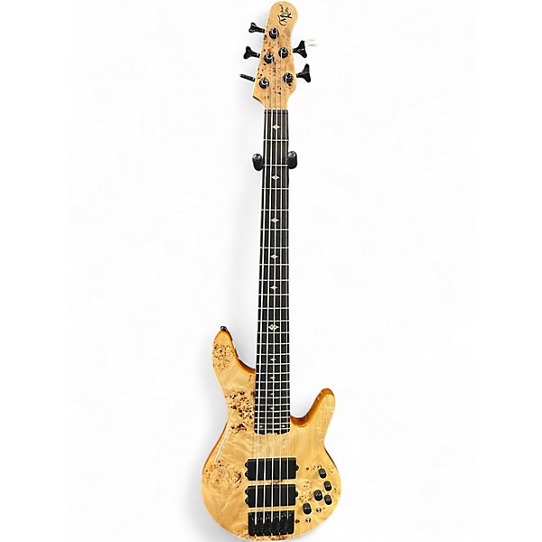 Used 2021 Michael Kelly CUSTOM ELEMENT 5 BURLES Natural Electric Bass Guitar