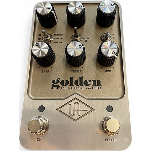 Used Universal Audio Golden Reverberator Effect Pedal