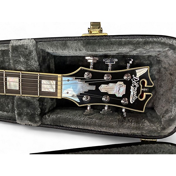 Used D'Angelico Premier Mini DC Vintage Sunburst Hollow Body Electric Guitar