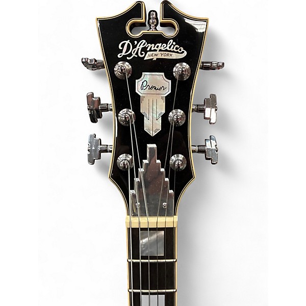 Used D'Angelico Premier Mini DC Vintage Sunburst Hollow Body Electric Guitar