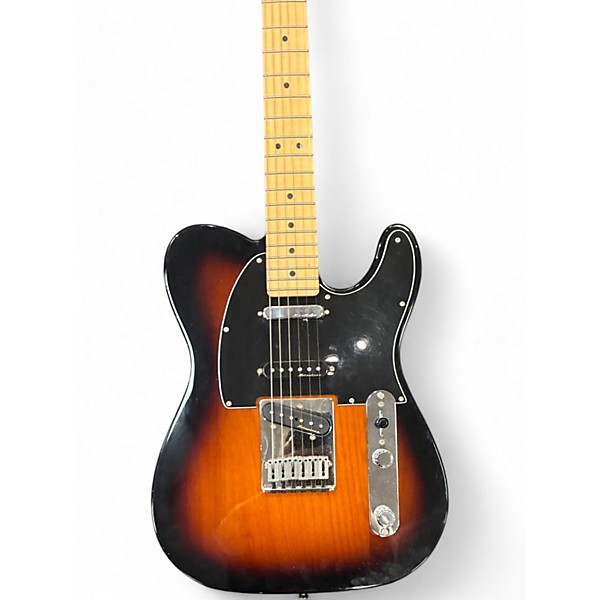 Used Fender Deluxe Nashville Telecaster 2 Tone Sunburst Solid Body Electric Guitar