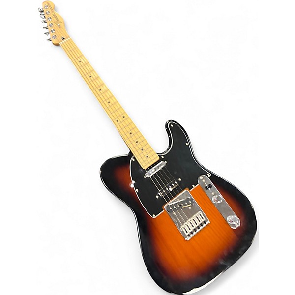 Used Fender Deluxe Nashville Telecaster 2 Tone Sunburst Solid Body Electric Guitar