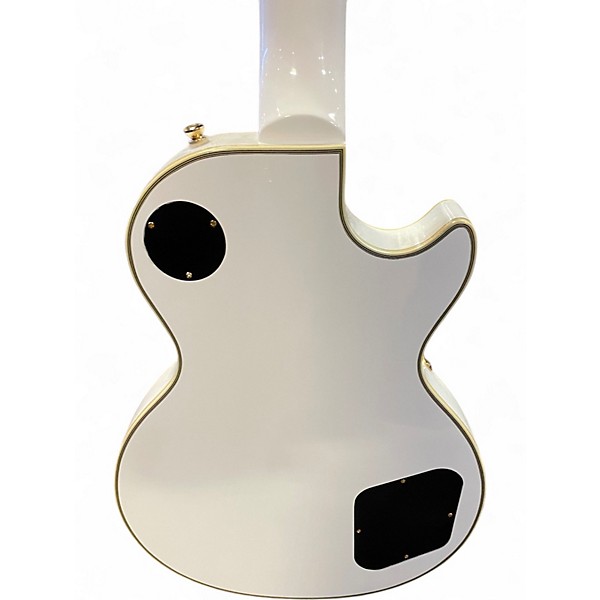 Used Epiphone Les Paul Custom Left Handed Alpine White Electric Guitar