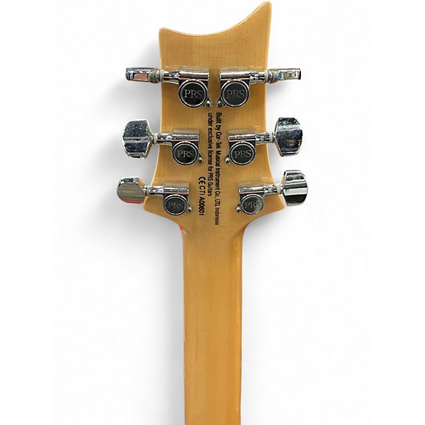 Used PRS SE Custom 24 TRAMPAS GREEN Solid Body Electric Guitar