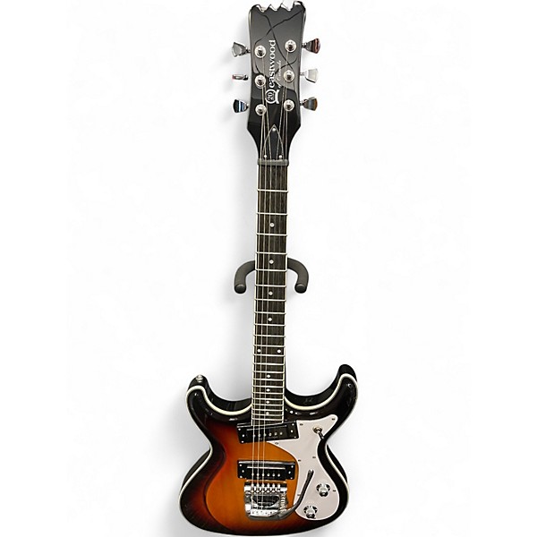 Used Eastwood sidejack deluxe 20th LTD Sunburst Solid Body Electric Guitar