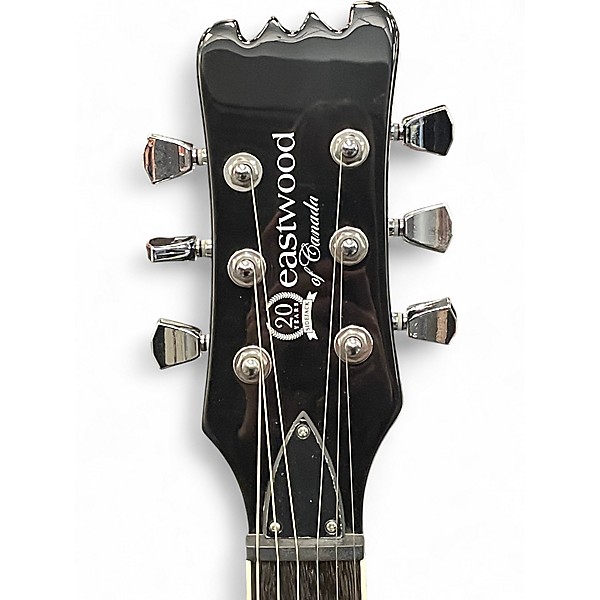 Used Eastwood sidejack deluxe 20th LTD Sunburst Solid Body Electric Guitar